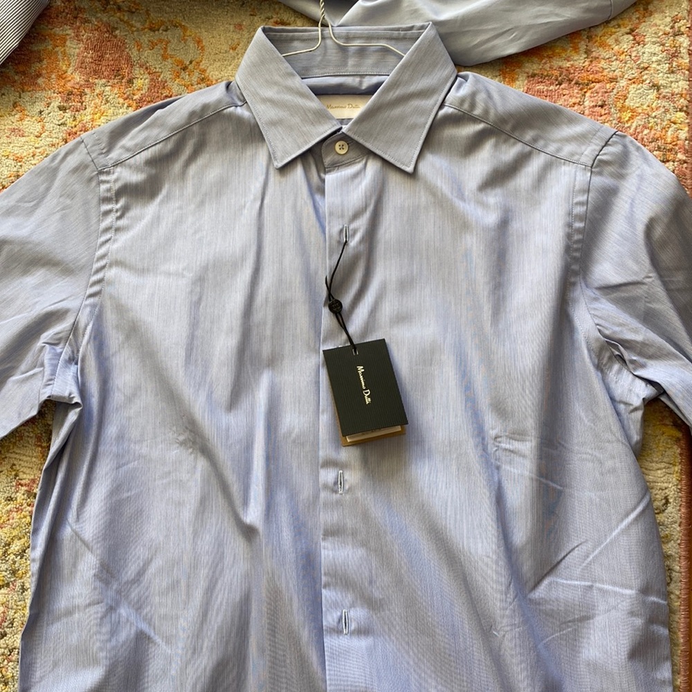 NWT Massimo Dutti men’s shirt easy iron, 15/38